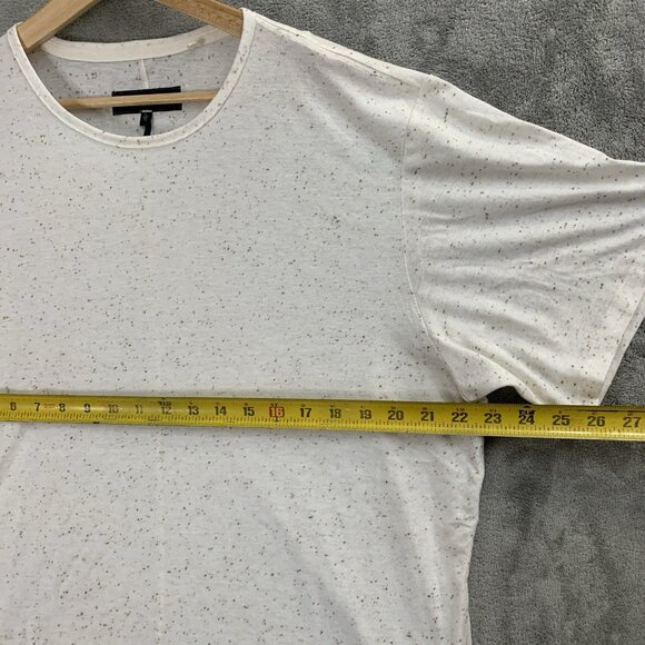 Rag & Bone Shirt Men’s XL Ivory Classic Nep Jersey Crew-Neck Short Sleeve Tee - Picture 3 of 10